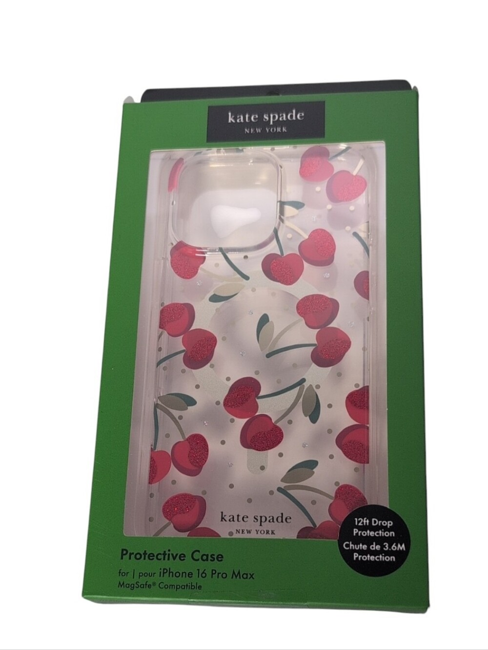 Kate Spade iPhone 16 Pro Max Phone Case Cherry Dot